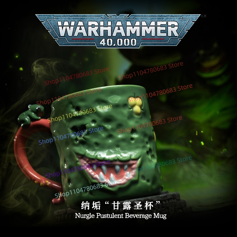 Anime Merchandise Mugs - 40K Merchandise Nurgle Kupa, Ofis ve